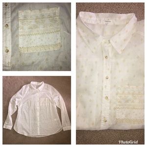 Maurices Button Down Shirt, Plus Size 2
